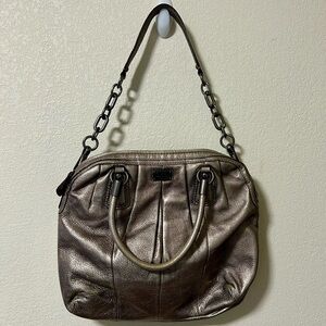 COACH Kristin Bronze Satchel Crossbody